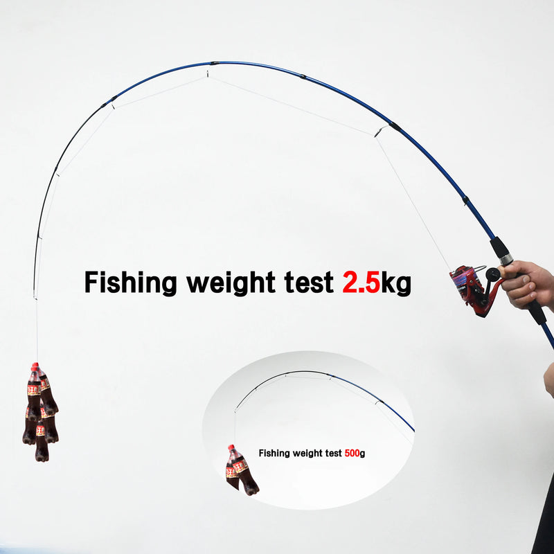 FELENHAI Baitcasting Spinning Viagem Carbono 4/5 Seção Hastes de Pesca Casting Peso 5-20g Poder Ultraleve Lure Trut Mini Pole
