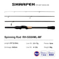 Purelure sharp viagem isca macia longa fiação e fundição xf/mf ação hastes fuji componentes baixo pique vara de pesca carretel