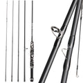 Sougayilang 2.7M 5 Seções Vara de Pesca com Mosca 9" # 5 alça de metal fibra de carbono varas de pesca com mosca lago rio equipamento de pesca