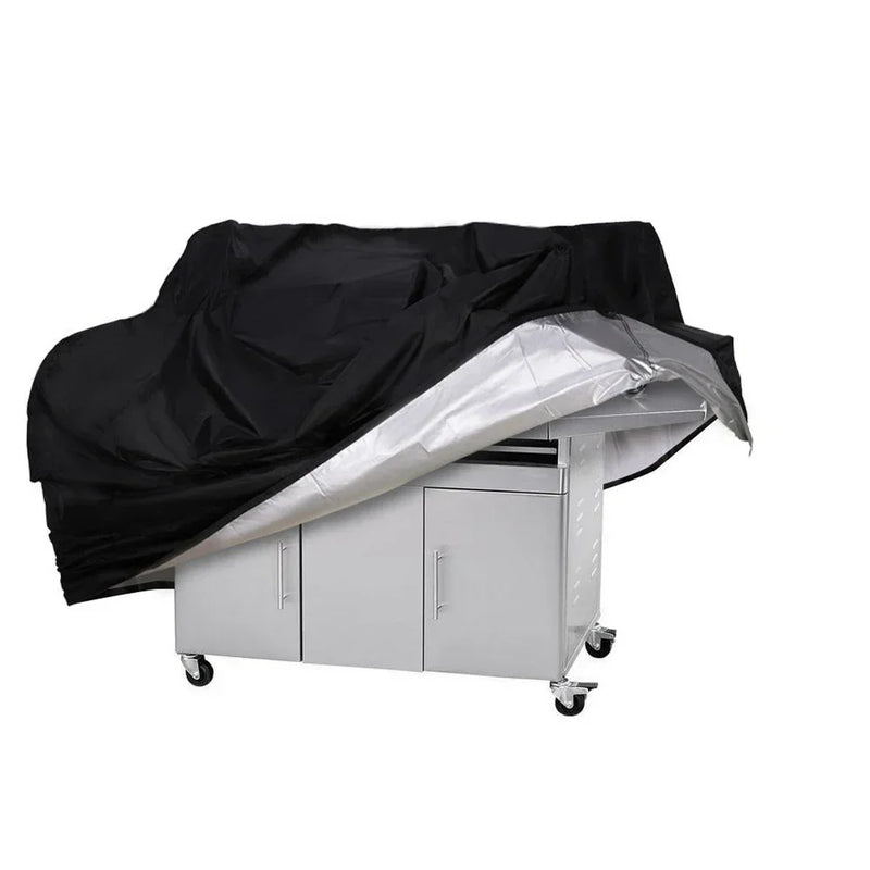 Capa para churrasco, anti-poeira, à prova d'água, resistente, proteção contra chuva, retângulo redondo, acessórios para churrasco ao ar livre
