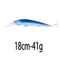 48-90-95g isca de pesca mergulho profundo minnow isca artificial wobblers enfrentar pesca carpa pique walleye original mar isca de pesca
