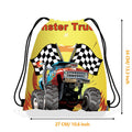 5/10/20/30/40/50 pçs monster truck festa favores corrida caminhão festa saco de presente mochilas com cordão caminhão decorações de festa de aniversário