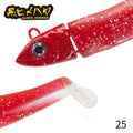 Hunthouse-isca minnow preto para pesca, isca de silicone macio com cabeça de gabarito, wobblers para lúcio e baixo, 7g/12g/25g/40g/60g/90g/120g