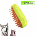 Escova vapor para cães e gatos, pulverizador elétrico para massagem, ferramenta de limpeza de animais de estimação, 3 em 1, sprays elétricos, pentes de massagem