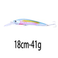 48-90-95g isca de pesca mergulho profundo minnow isca artificial wobblers enfrentar pesca carpa pique walleye original mar isca de pesca