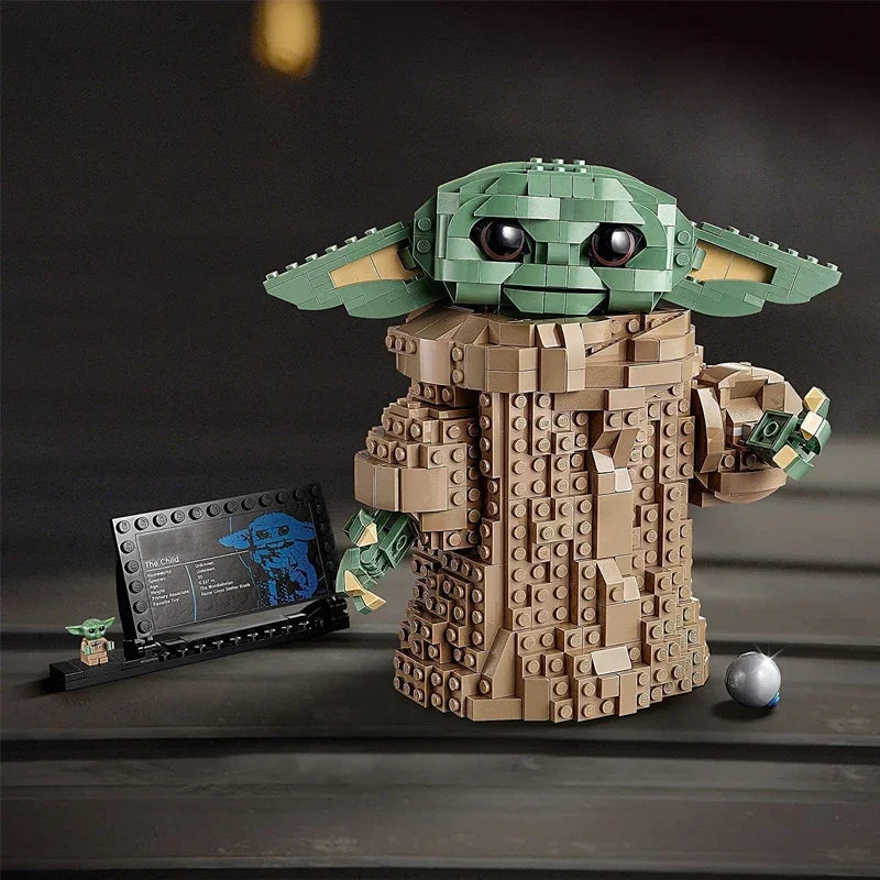 Star wars a criança 75318 kit de construção presente de natal para crianças presente de aniversário tijolos construtor brinquedos para crianças meninos meninas