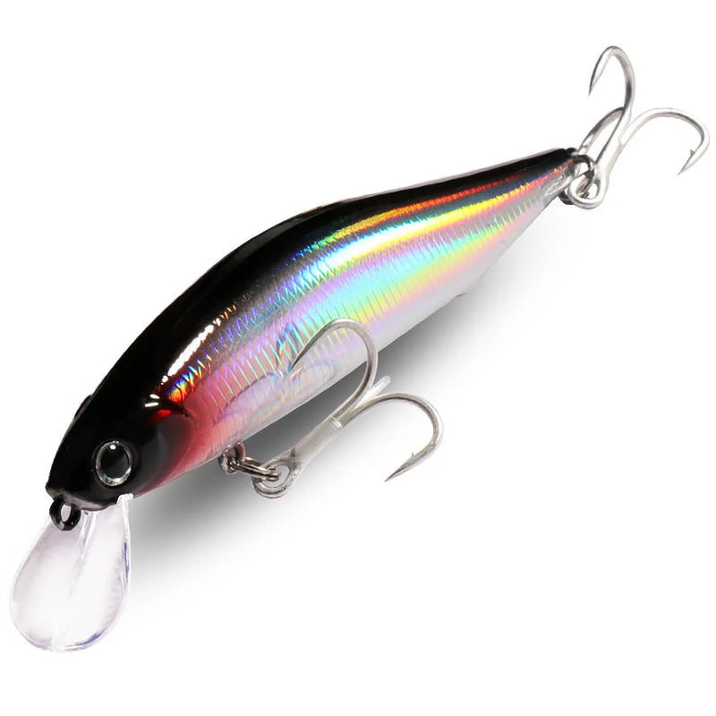 Afundando minow 5-14g jerkbait isca de pesca profissional sistema de equilíbrio de gravidade fundido isca profunda manivela wobbler pesca swimbait pesca
