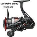 Linnhue carretel de pesca isca 1000 2000 3000 carretel de fiação duplo aperto profundo carretel rasa carpa carretel de pesca com vara de equilíbrio