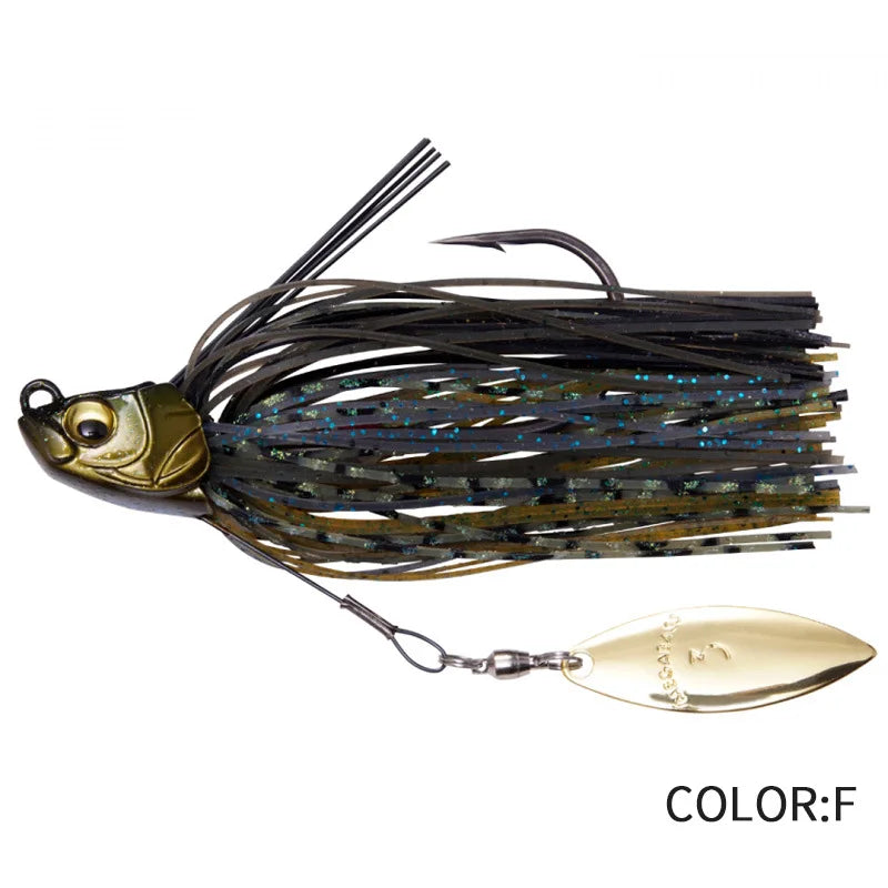 13.5g spinner isca baixo gabarito chatter isca de pesca kit wobblers para baixo equipamento de pesca colher de pesca