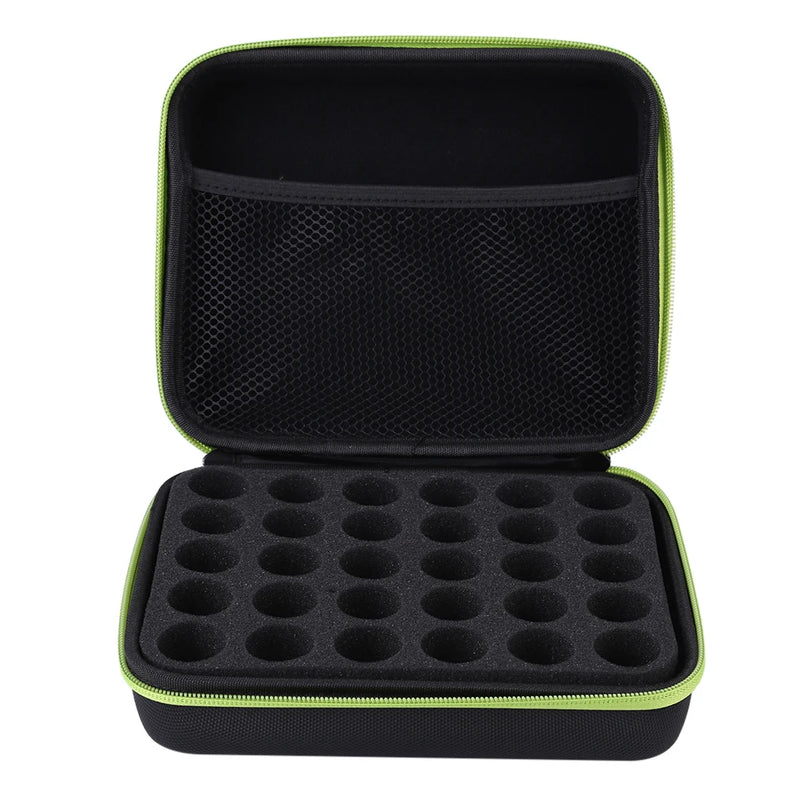 Sacos Coletadores de Óleo Essencial, Bolsa de Armazenamento Portátil, Frasco de Perfume, Maleta de Viagem, 60 Garrafas, 30 Garrafas, 15 ml, 10ml