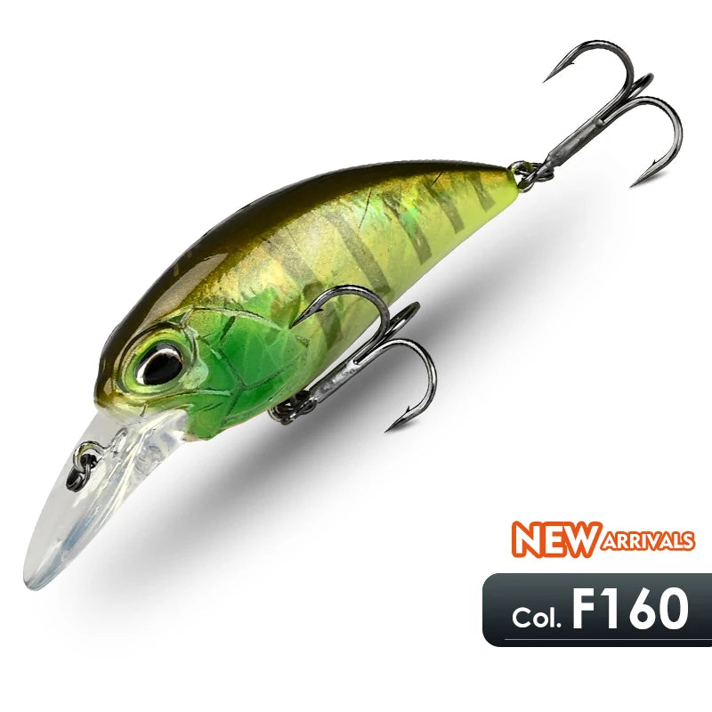 Meredith-isca flutuante dura para pesca, isca wobbler de qualidade profissional, 14g profundidade de 2,0 a 2,5 m, m65, 14g