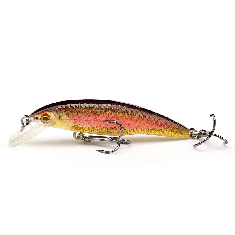 Vtavta 5cm/7cm/9cm preto minnow wobbler pique biônico carpa isca de pesca artificial para pesca crankbait flutuante minnow isca