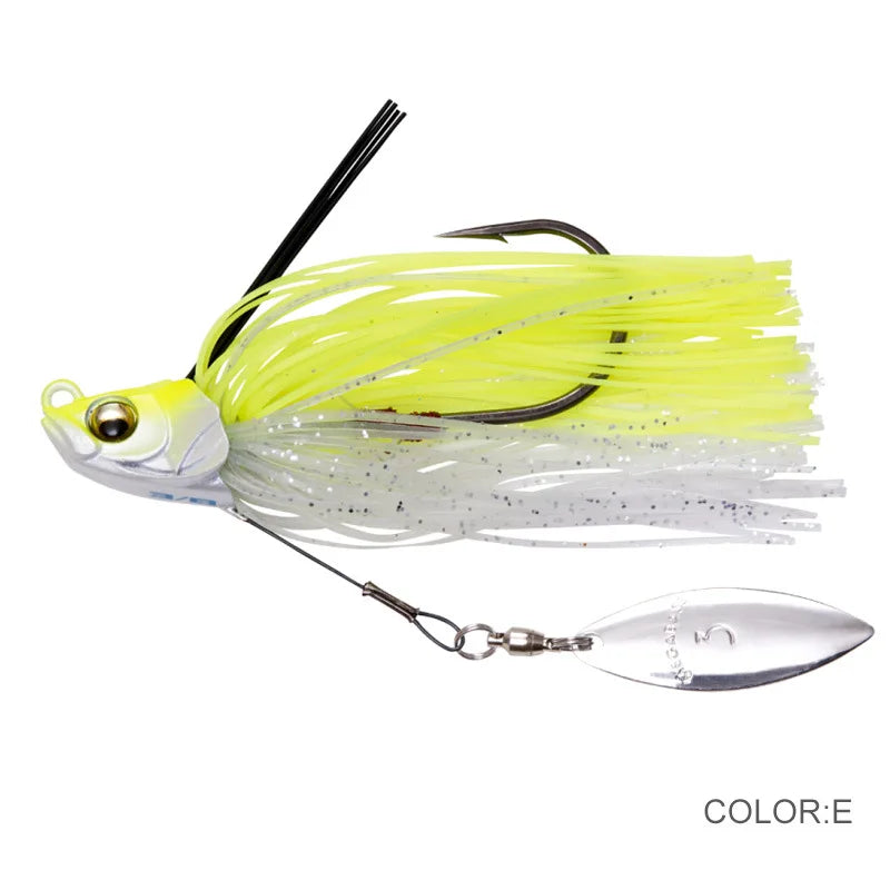 13.5g spinner isca baixo gabarito chatter isca de pesca kit wobblers para baixo equipamento de pesca colher de pesca