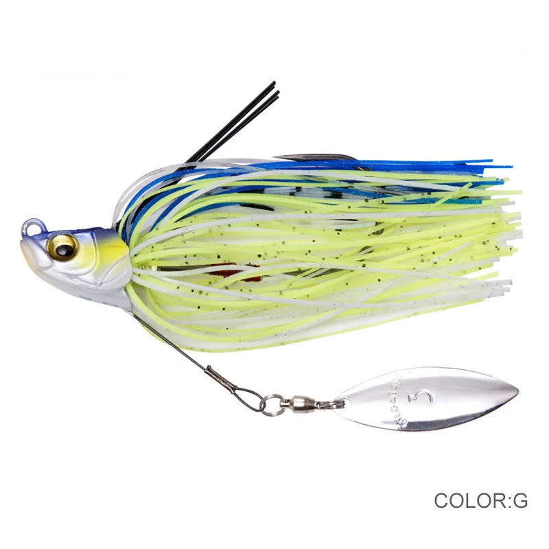 13.5g spinner isca baixo gabarito chatter isca de pesca kit wobblers para baixo equipamento de pesca colher de pesca