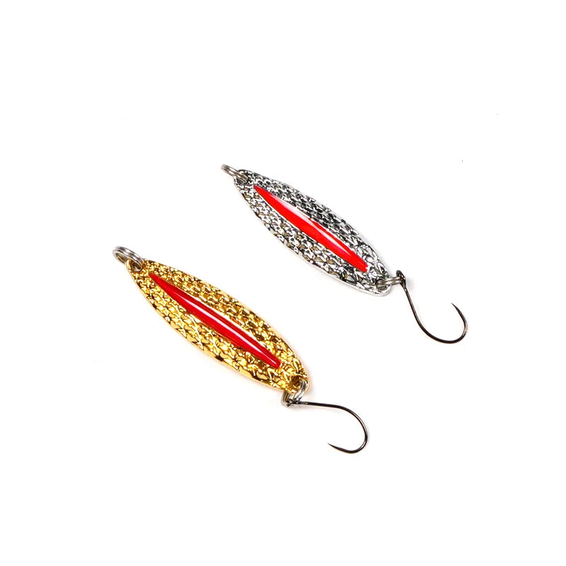 Kit de isca de pesca, 16 peças, conjunto de isca de pesca, colher de metal para baixo, pique, manivela, acessórios com caixa, kit wobblers