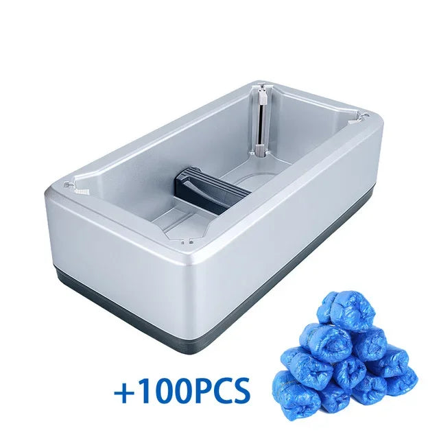 Máquina automática de cobertura de sapato, à prova d'água, descartável, dispensador de sapatos, portátil, mãos livres, para casa, escritório