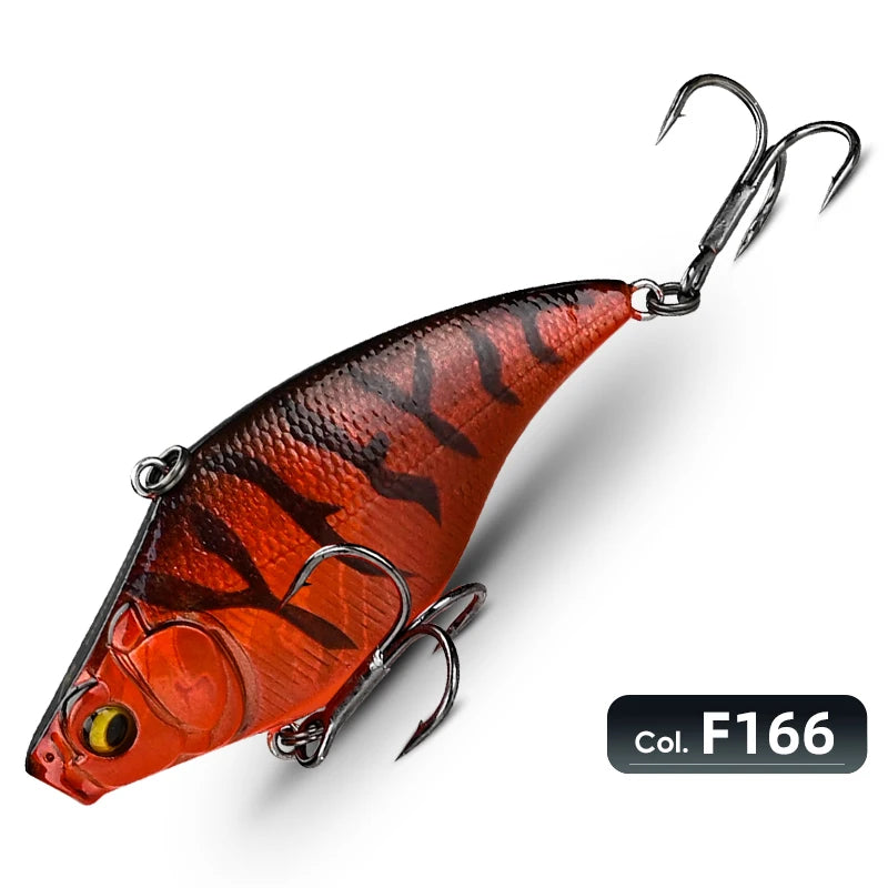 Meredith vibração-x vib 75mm 19g wobblers equipamento de pesca iscas de pesca isca de vibração para profundidade total acessórios artificiais