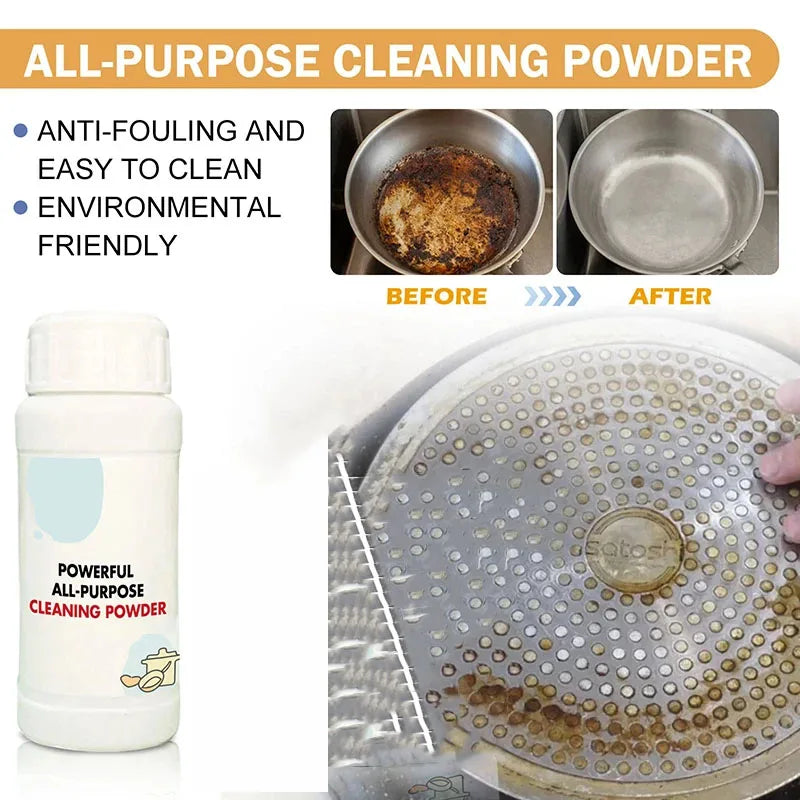 Limpador de cozinha poderoso, uma segunda limpeza, remove eficazmente manchas de cozinha, sapato esportivo, pó de clareamento, limpeza multiuso