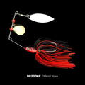 Bazooka 15g 18g spinnerbait isca de pesca fio isca metal spinner buzzbait swimbait gancho peche jig kit saia para baixo pique inverno