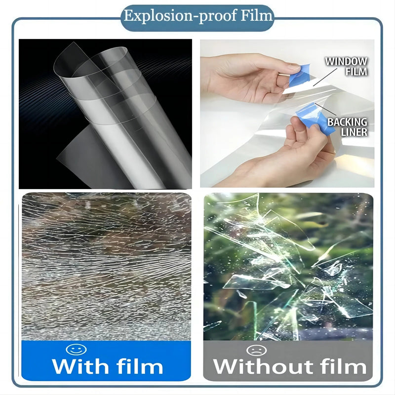 Filme de janela de isolamento solar reflexivo espelho cor filme adesivos de janela de natal filme de privacidade 99% corte uv vinil