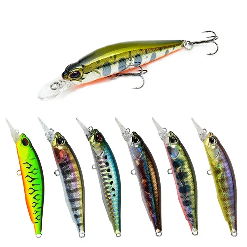 5g 8.4g Isca De Pesca Minnow Wobbler Isca Rozante Suspensão Jerkbait Swimbait Isca Dura Artificial Culter Alburnus Isca