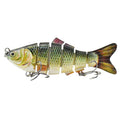 4 Polegada 6 segmentos articulados duro artificial iscas de pesca biônico crankbait afundando wobblers mar plástico acessórios de pesca