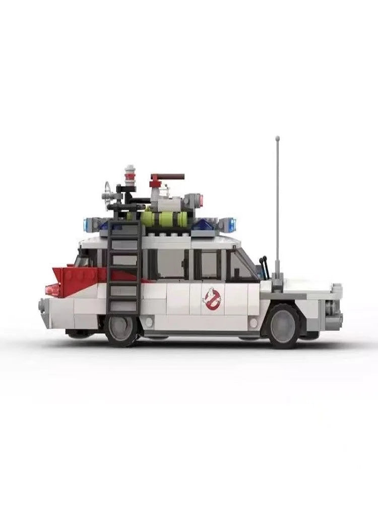 Blocos de construção do carro para crianças, brinquedos DIY, modelo de montagem, presentes para meninos e meninas, compatível com MOC 21108, Ecto-1, em estoque