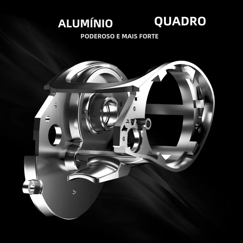 Piscifun liga m carretel de arremesso de metal 10kg 22lb arrasto máximo com rolamentos de escudo de alta e baixa velocidade forte carretel de pesca de água salgada