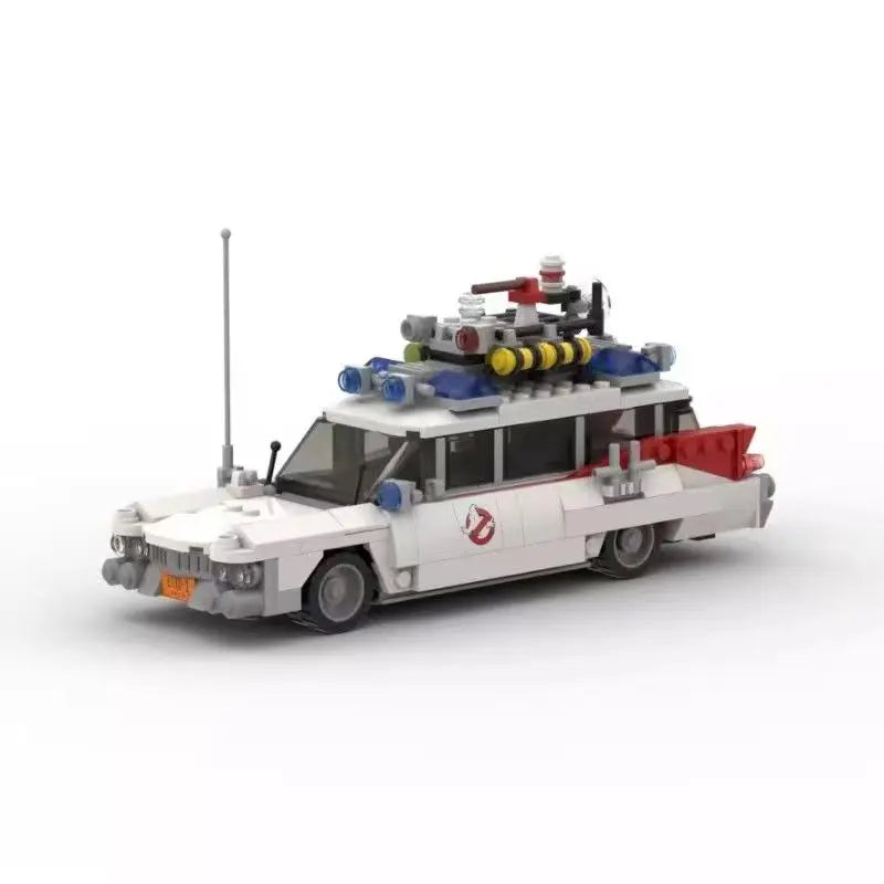 Blocos de construção do carro para crianças, brinquedos DIY, modelo de montagem, presentes para meninos e meninas, compatível com MOC 21108, Ecto-1, em estoque