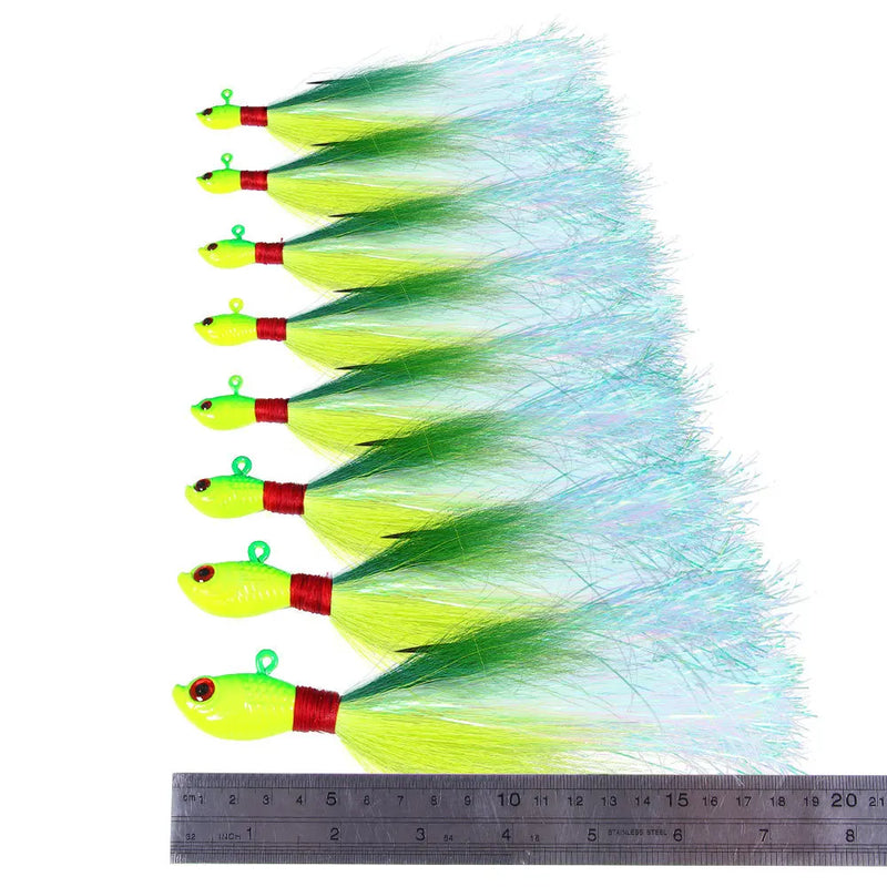 Inchiku-Jig Cabeça Mar Pesca Wobbler Isca, Multicolor Trout Bass Hook, Fivela De Pesca, Acessórios De Pesca