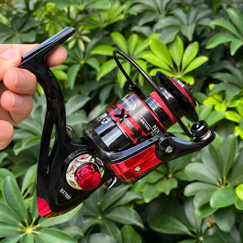 Rolamentos de esferas 10kg max arraste molinete durável corpo metal água salgada carretel de pesca carretel de pesca