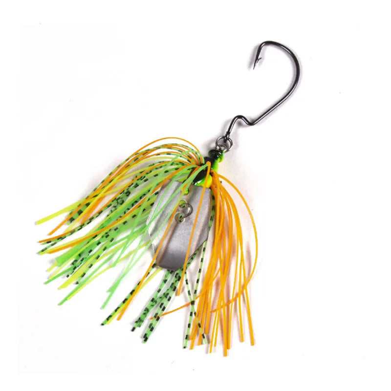 6 pçs/set chatterbait iscas de pesca kit spinner isca de pesca weedless buzzbait wobbler pesca crankbait para baixo pique swimbait