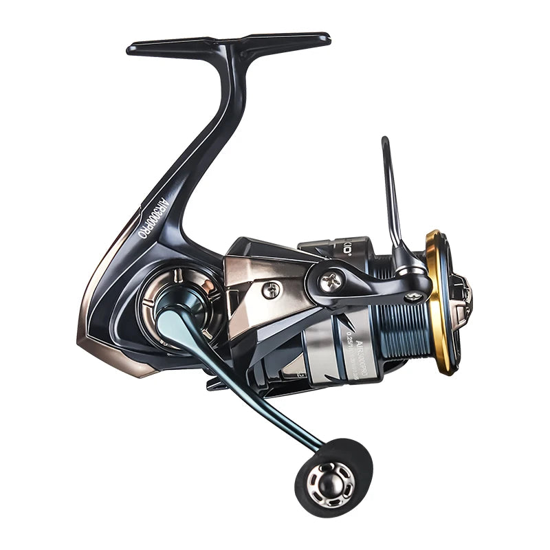 Deukio 2024 carretel de pesca 5.2:1 potência de arrasto máxima 18lbs carretel de alumínio alarme de peixe carretel de fiação para água salgada água doce