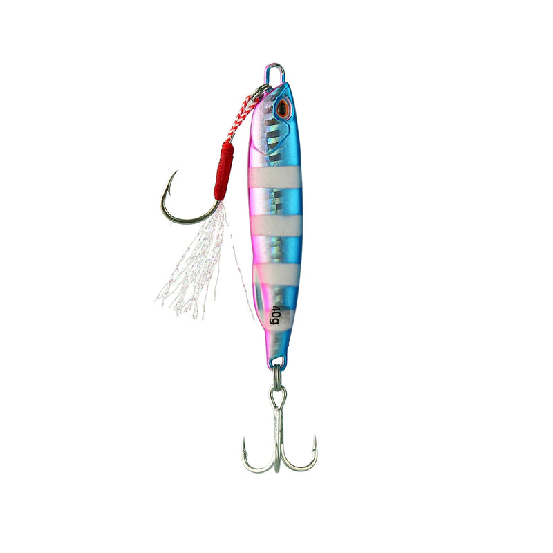 Colher japonesa do gabarito do metal do molde, Fundição Shore, Jigging Fish, Isca de pesca do robalo, Equipamento artificial da isca, 10g, 15g, 20g, 30g, 40g, 50g, 2021