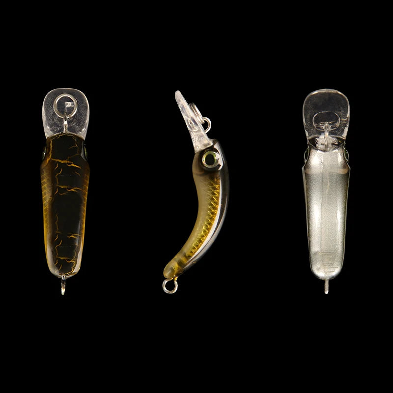 LETOYO flutuante truta isca de pesca 40mm 1.2g micro artificial 4cm minnow isca dura mini iscas jerkbait para a área da truta baixo poleiro