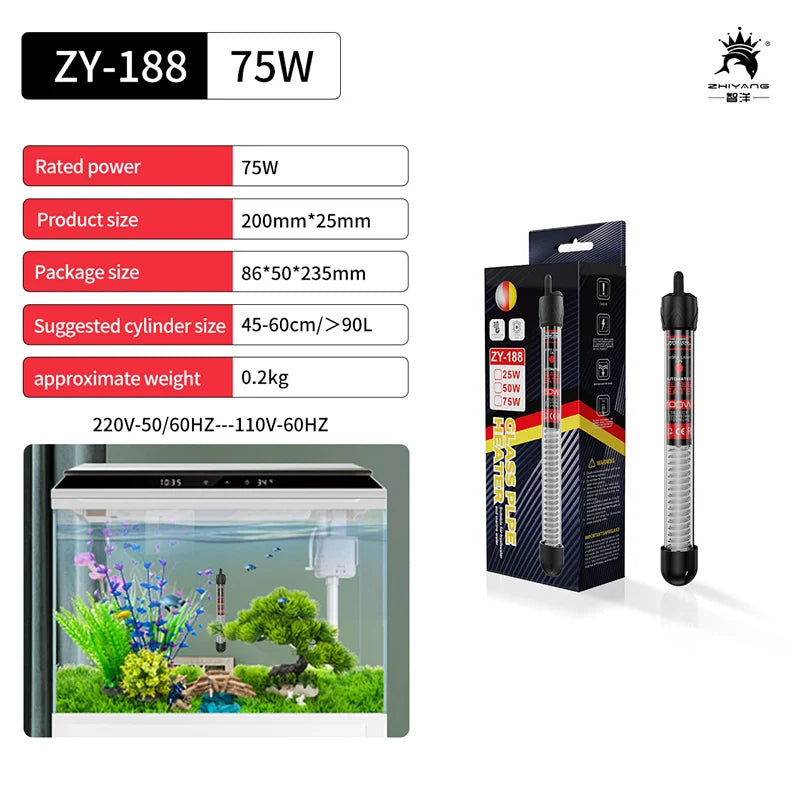 110v 220v temperatura ajustável termostato haste de aquecimento 25w 300 controle de temperatura constante aquário tanque de peixes aquecimento de água