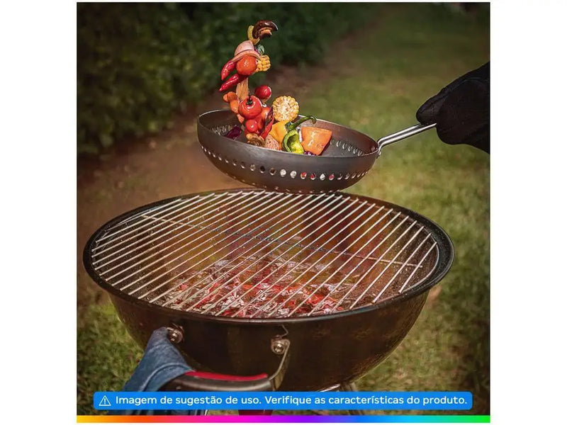 Grelha Wok de Alumínio Tramontina Churrasco