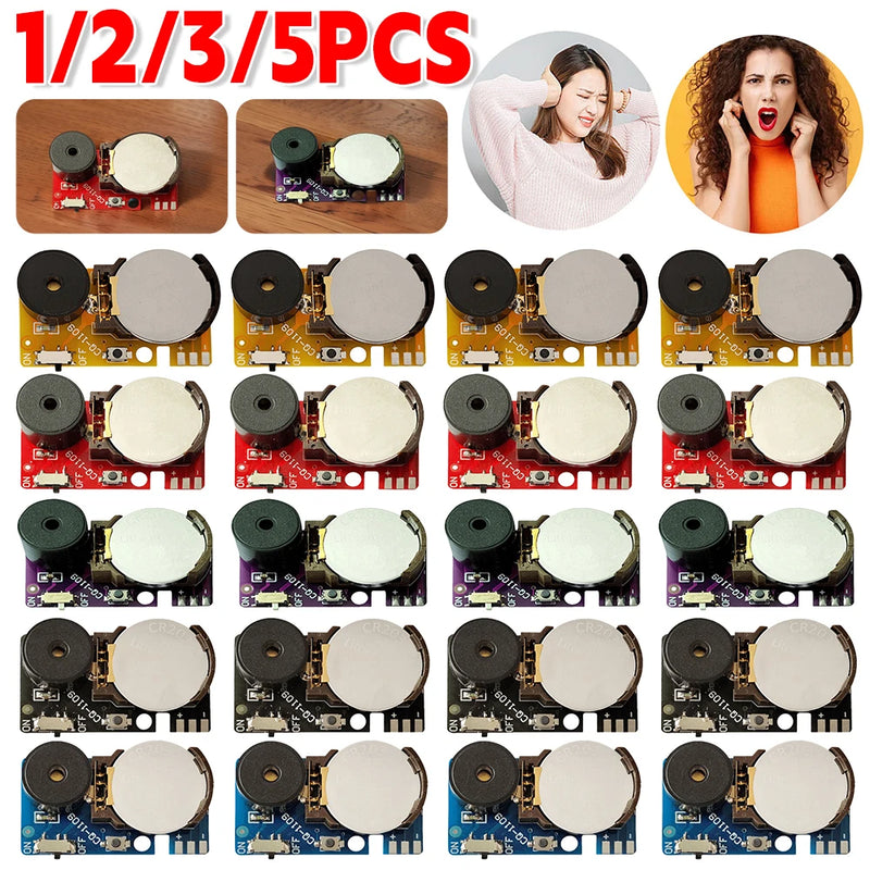 Prank Esconder Buzzer irritante, Office Noisemakers Brinquedo, Irritante Noise Maker, Mini Bip Dispositivo engraçado, Home Party Props, 6-1Pcs