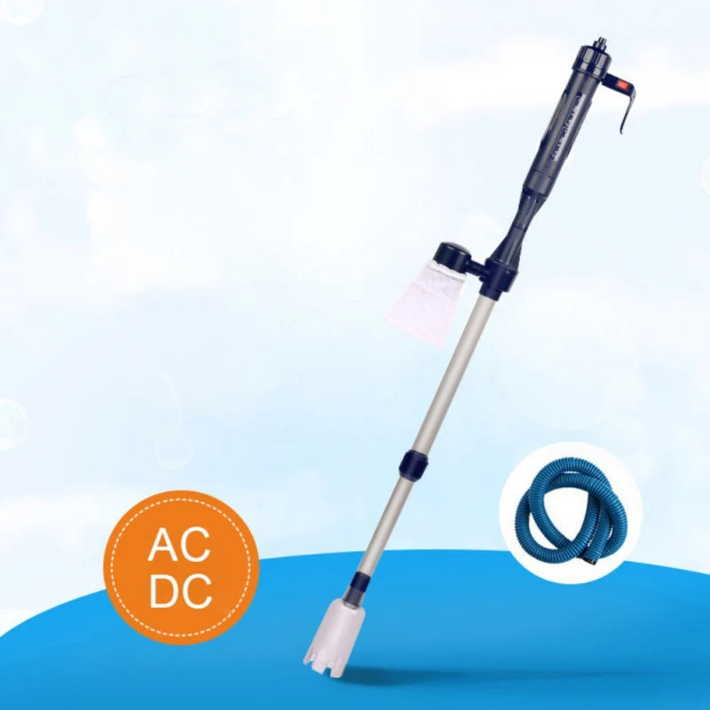 Aquário Bomba Elétrica De Mudança De Água, Troca De Água, Cascalho Limpador, Sifão Para Filtro Do Tanque De Peixes, Ferramenta De Limpeza
