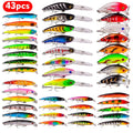 Conjunto de isca de pesca isca dura mini minnow flutuante balanço crankbait louco wobblers artificial biônico manivela iscas