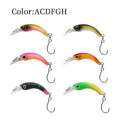 LETOYO flutuante truta isca de pesca 40mm 1.2g micro artificial 4cm minnow isca dura mini iscas jerkbait para a área da truta baixo poleiro
