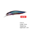 5g 8.4g Isca De Pesca Minnow Wobbler Isca Rozante Suspensão Jerkbait Swimbait Isca Dura Artificial Culter Alburnus Isca