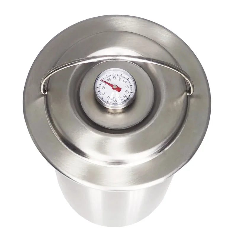 Máquina de fazer imprensa de presunto de aço inoxidável 304 com termômetro, ferramentas de cozinha de aves de carne