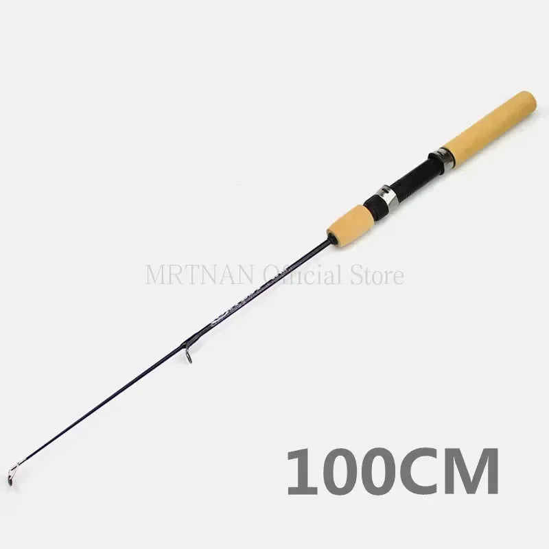 Mini pesca telescópica portátil Rod, anti Rod de Giro do deslizamento, mar Polo, curso, 60cm, 80cm, 100cm