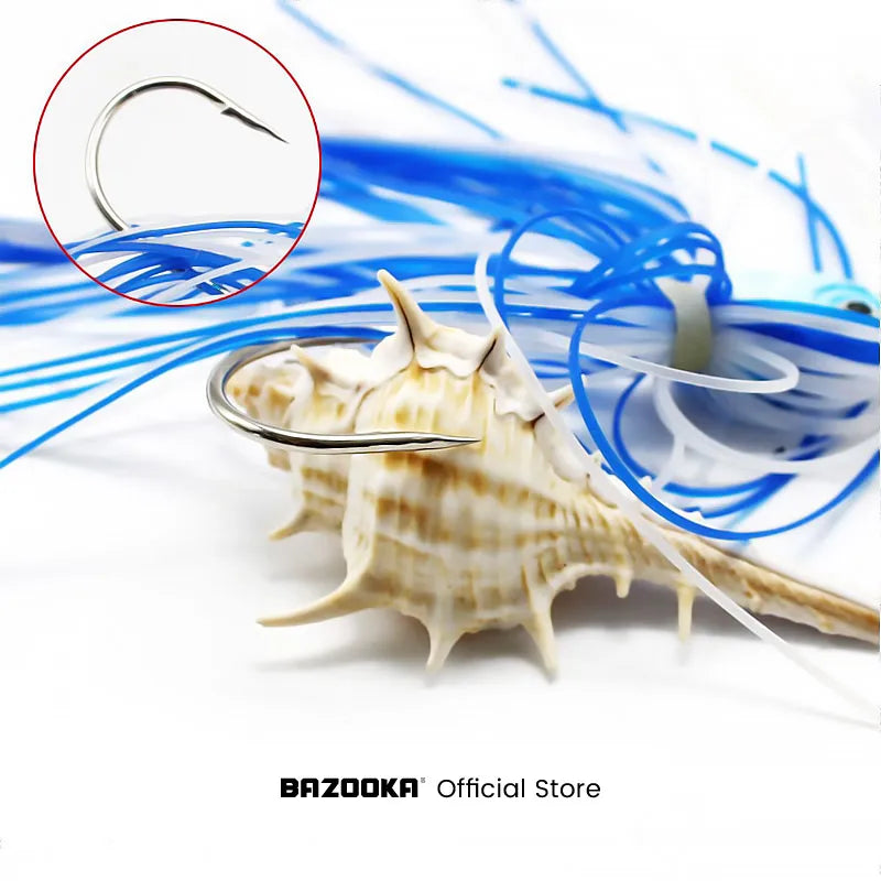 Bazooka 15g 18g spinnerbait isca de pesca fio isca metal spinner buzzbait swimbait gancho peche jig kit saia para baixo pique inverno