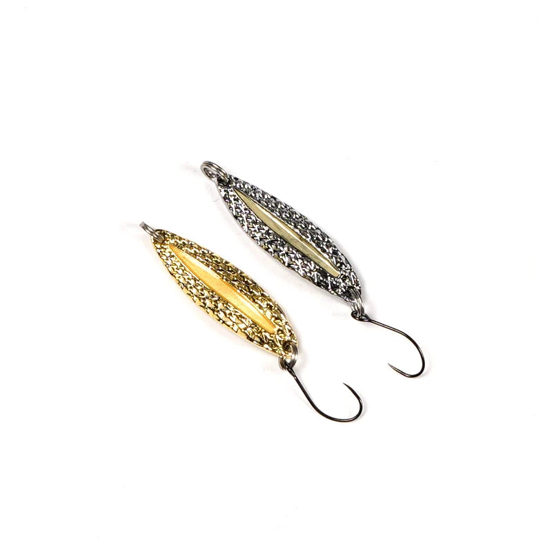 Kit de isca de pesca, 16 peças, conjunto de isca de pesca, colher de metal para baixo, pique, manivela, acessórios com caixa, kit wobblers