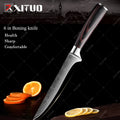 Conjunto de faca de cozinha premium afiada faca de chef japonesa faca santoku com padrão de damasco a laser cutelo de corte muito rápido 1-10 peças