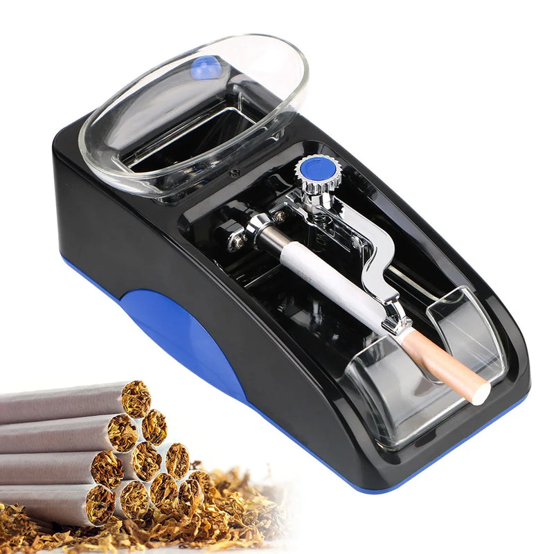 Electric Automatic Cigarette Rolling Machine, Tobacco Roller, Smoking Tool, DIY Injector Maker, Acessórios para fumar, UE, EUA Plug