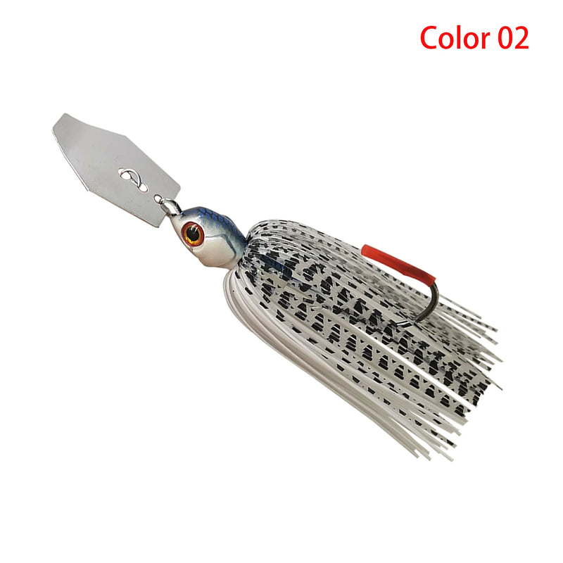 Mycena 7g/9g/11g/14g/21g isca de pesca vibração spinner isca lâmina gabarito dançarino buzzbait wobbler chatterbait para o peixe pique baixo