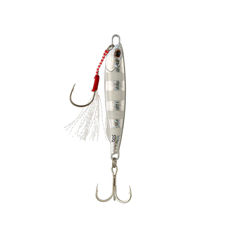 Colher japonesa do gabarito do metal do molde, Fundição Shore, Jigging Fish, Isca de pesca do robalo, Equipamento artificial da isca, 10g, 15g, 20g, 30g, 40g, 50g, 2021